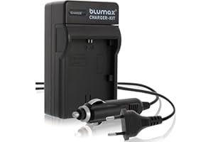 Blumax LP-E6 Ladegerät | passend zu Canon EOS 60D 60Da 70D 80D 5D Mark II III 6D 7D Mark II Schwarz