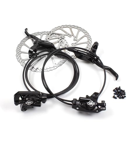 Tektro HD-M750 Hydraulic Disc Brake Set 4-Piston Caliper with