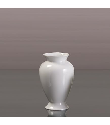 Kaiser Porzellan Vase Weiß, 20 Cm Hoch – Handgefertigte Biskuitporzellan-Vase Aus Der Montana Kollektion Von Goebel