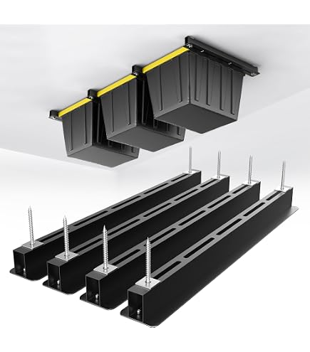 Retractable Ceiling Storage System Little People Garage Retractable Ceiling Storage Lift – Motorized Power ...