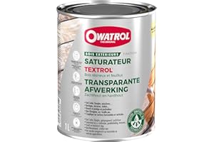 Owatrol Textrol - Saturatore legno tenero per esterni 1 L, colore: Quercia