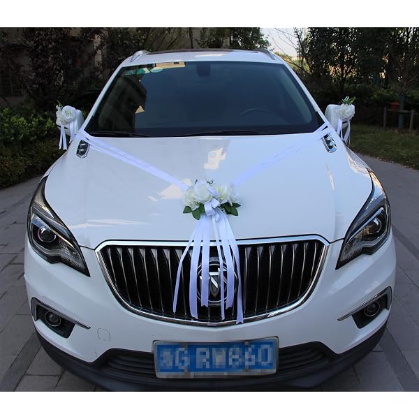 50 Nœuds Satin Blanc-crème Pour Décoration Mariage - Voiture, Fête, événement