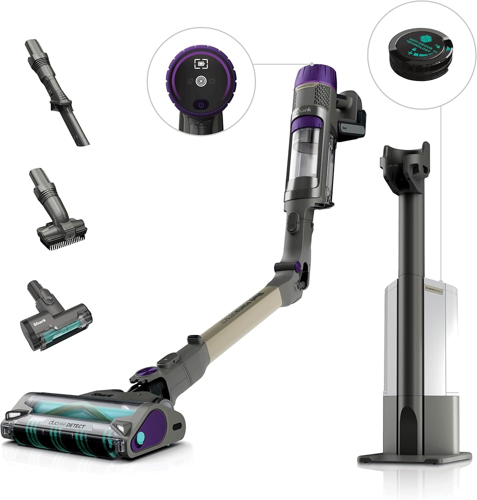 Shark PowerDetect Clean&Empty Auto-Empty Sistemli Pet Başlıklı Şarjlı Dikey Süpürge IP3251EUT