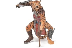 Papo - Mutant Tiger Figurine - Fantasy Creature Toy for Kids Age 3+ - Hand-Painted Medieval Monster - Durable Plastic Collectible - Gift Idea - Detailed Fantasy Figure - 38954