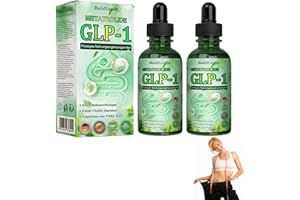 YESTREE BuildLeaf GLP-1 Schlankheits & Gesundheitsfördernde Tropfen, BuildLeaf GLP-1 Tropfen, Natürliche pflanzlichen Extrakten 30ML (2 Stück)