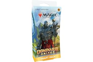 Magic The Gathering D0702000 Dominaria United 3-Booster Draft Pack, Multi