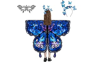 LYL. Ling Butterfly Wings for Girls, Butterfly Fairy Wings Kids, Halloween Costumes for Kids, Butterfly Costume for Girls