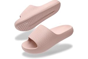 Uonesone Claquettes Femmes Hommes été Chaussons,Orthopédique Pantoufles Antidérapant Séchage Rapide Bout Ouvert Super Doux Confortable Semelle épaisse