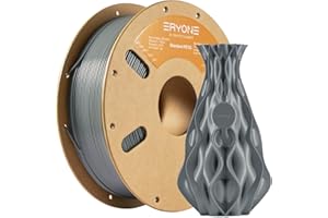 Filamento ERYONE PETG 1,75 mm, filamento PETG per stampante 3D, 0,03 mm, 1 kg/bobina, Grigio