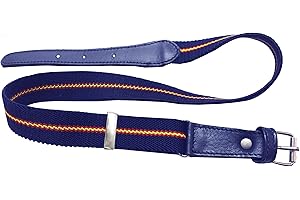 Tiendas LGP - Cinturón para Niños Bandera de España Azul, Rojo y Gualda, Elasticos, Infantiles