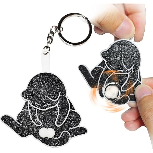 Portachiavi Gatto Nero Con Coltello - Regalo Divertente Per Amanti Dei Gatti - Accessorio Halloween In Metallo Smaltato 3x3 Cm