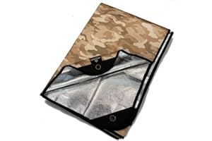 Arcturus Heavy Duty Survival Blanket – Insulated Thermal Reflective Tarp - 60" x 82". All-Weather, Reusable Emergency Blanket for Car or Camping (Desert Camo)