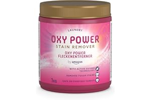 by Amazon Oxy Power Stain Remover Powder for Colours, 1kg