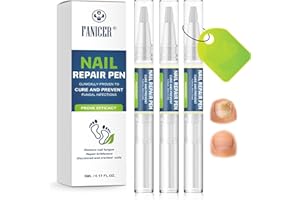 TPUBMITY 3 Piezas Bolígrafos para Reparadores de Uñas,Lápiz para el Cuidado de Uñas,Cuidado Repara Uña Dañadas, Nutrir Las Nail, Cuidado Nails,Restaura el Aspecto Natural de las Uña