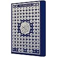 REBENUO Arabic Quran Uthman Script with 99 Names of Allah Cover - BLUE, Size 35X25 cm. clear and large font
