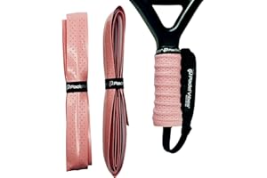 Padel Vibes® BOLD ComfortMax™ Overgrip | Ergonomic, Anti-Slip, Durable, Sweat-Absorbing, Perforated | Overgrip for Padel, Tennis, Badminton, Squash, Pickleball | Available in 1-Pack or 3-Pack