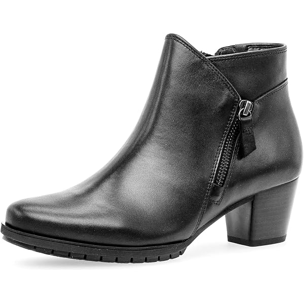 Gabor Damen Ankle Boots – Stiefeletten Mit Wechselfußbett, Mehrweite G, Blockabsatz