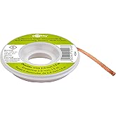 Goobay 45246 Desoldering Braid 2 mm Pure Copper Desoldering Wire for Solder Removal at Soldering Points Desoldering Ideal The