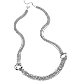 Breil Collezione ROCKMANTIC, Collana Donna in Acciaio, Alluminio, Gioiello idee regalo donna