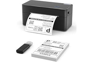 BORN4SHIP Drukarka etykiet DHL 4 x 6 DHL, drukarka etykiet wysyłkowych USB, termiczna drukarka etykiet, kompatybilna z Etsy, Ebay, Amazon, nadaje się do małych przesyłek