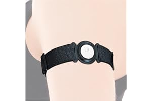 DiaBrothers Freestyle Libre 3 Fixation Strap Holder with Adjustable Bracelet – Holder: Black – Bracelet: Black – Size: M (25-35 cm)