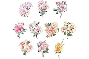 ‎IDEEN MIT HERZ Ideen mit Herz 3-D Motive, ausgestanzt, ca. 7-10 cm, 10 Stück im Beutel | Bilder zum Basteln & Dekorieren | Grußkarten selber machen | Bildmotive für Scrapbooking & DIY-Deko (Blumen in Pastell)