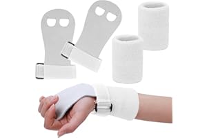 Abeillo Griffpads Kinder, Cross Training, Gymnastik, Pull Up Grips für Kinder, Hand Grips Leder Trainingshandschuhe und Handgelenk Bandagen Fitness Set für Mädchen Jugend