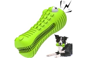 HETOO Dog Chew Toys Large Medium Breed Dog Toys Dog Toothbrush Nearly Indestructible Squeaky Interactive Tough Extremely Durable Toys