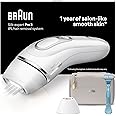 Braun Silk·Expert Pro 3, At Home Hair Removal, Alternative For Laser Hair Removal, Includes Pouch, Venus Razor, Precision Head, 1 Year Of Smooth Skin, Gift For Women, White/Silver, PL3121