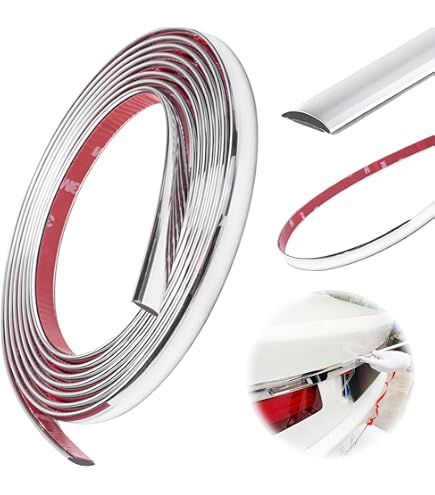 Striscia Decorazione Auto 20mm*5m Cromata Auto Styling - 8