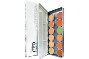 ‎KRYOLAN Dermacolor Camouflage Palette 12 Farben, Paletten-Sortierung:C