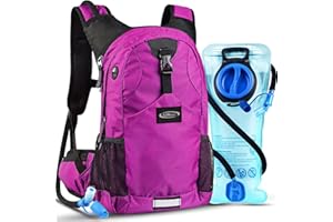 ‎LUNIDRY Lunidry Trinkrucksack Fahrradrucksack mit Trinkblase 2L Wasserdicht Sportrucksack, 20L Hydration Rucksack Herren Damen Outdoor Laufrucksack Tagesrucksack Wanderrucksack für Camping Ski MTB Fahrrad