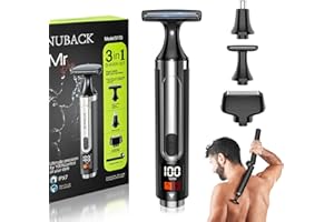 NUBACK Rückenrasierer Herren, 3 in 1 Mens Rasierer Herren