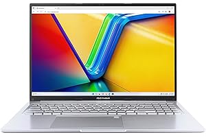‎ASUS ASUS Vivobook 16 M1605YA Laptop | 16" WUXGA 16:10 IPS Display | AMD Ryzen 5 7430U | 16GB RAM | 512GB SSD | AMD Radeon | Win11 Home | QWERTZ | Cool Silver