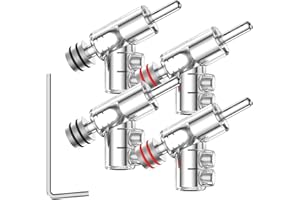 Tertullus 4 sztuki wtyków bananowych pozłacanych wtyków głośnikowych do kabli głośnikowych do 7 mm