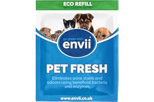 envii Pet Fresh – Neutralizzatore Spray Detergente per Odori Cani e Smacchiatore - Urina per Cani e Odore Gatto Rimozione (ricaria)