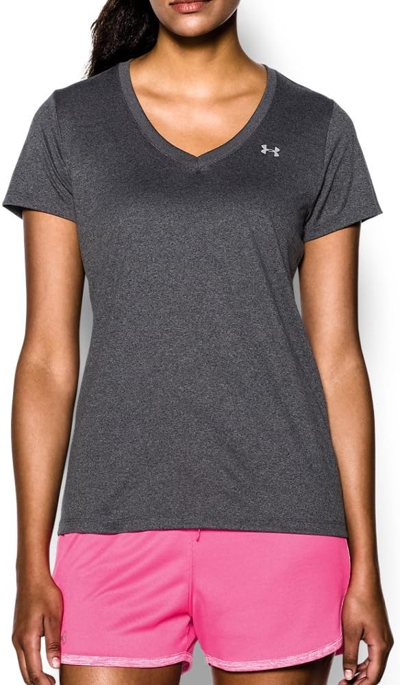 Under Armour Women's UA Tech™ Twist V-Neck Short Sleeve Tech SSV- Twist Mujer (Pack de 1)