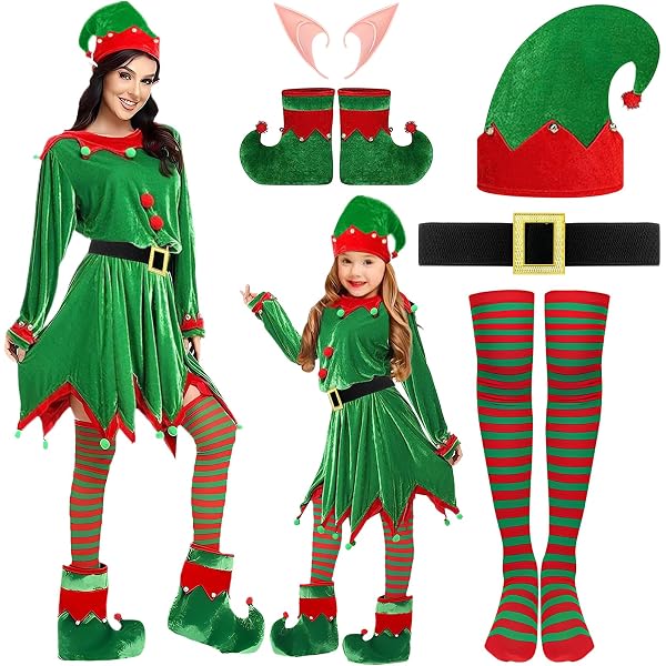 Weihnachtself Kostüm Kinder - Weihnachtswichtel Ko Produktbild-Vorschau 3
