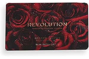 REVOLUTION BEAUTY LONDON Makeup Revolution Forever Flawless Eyeshadow Palette, 18 Shimmer & Matte Colours, Midnight Rose