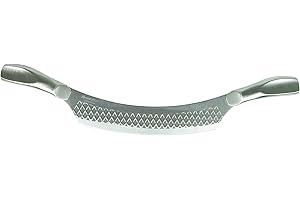 BOSKA Couteau à Fromage Comté Monaco+ Nr.7 / Extra Antiadhésif/Très tranchant/Texture Gaufrée/Argenté / 28,5 cm