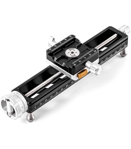 Haoge FM-160 Focus Stapelen Macro Rail - Precisie Focus Slider Voor Macrofotografie