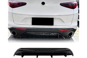 AUSMILA Kit de lèvre diffuseur de pare-chocs arrière pour Alfa Romeo Stelvio 2017-2024