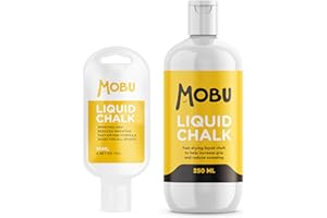 MOBU Liquid Chalk | Hand Chalk for Sweat-Free Hands | Superior Grip for Weightlifting, Gymnastics, Rock Climbing, Bouldering, Pole Dancing and Fitness, CrossFit, Bodybuilding