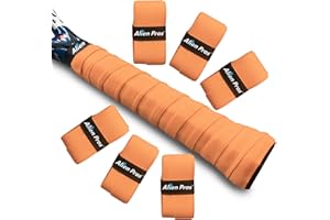 Alien Pros Tennis Racket Grip Tape (6 Grips) – Precut and Light Tac Feel Tennis Grip – Tennis Overgrip Grip Tape Tennis Racket – Wrap Your Racquet for High Performance