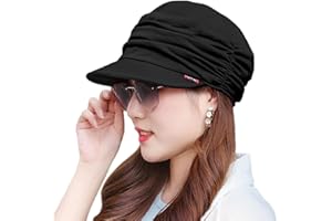 WIOKLWE Hats for Chemo - Bamboo Baseball Cap for Women Cotton Chemo Hats Soft Caps Cancer Headwear Beanie Hat Head Wraps Hair Covering