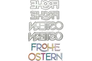 ‎RECITEM Stanzschablonen Ostern, Ostern Stanzschablonen Ostern Metall Prägeschablonen Stanzformen Schneiden, Kartengestaltung, DIY Geschenkboxen Handwerk Geschenk Fotoalbum Deko Cutting Dies (1 B)