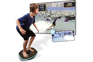 GOCUBE GoBalance Board – Balance Board abilitata per App. Sensore Bluetooth intelligente, 12 giochi interattivi gratuiti - Allenamento divertente, equilibrio e allenamento in palestra a casa! Aumenta la