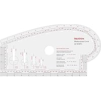 Liquidraw 4 in 1 Multipurpose Curve Ruler Includes Armhole Curve Ruler ...