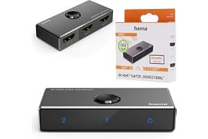 Hama 8K HDMI-switch "dubbelrikta"