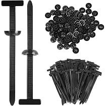 100x Universal-Kabelbinderschnallen Aus Nylon – S Produktbild-Vorschau 12